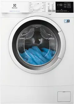 Electrolux edestä täytettävä pyykinpesukone 6 kg EW6S5426E6 valkoinen - 1