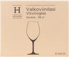 House valkoviinilasi Serene 36 cl 6-pack - 3