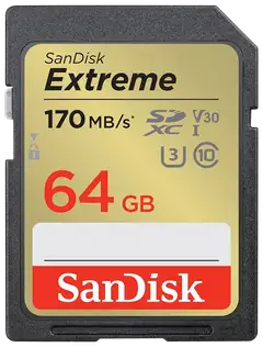 Sandisk Extreme SDXC 64GB muistikortti - 3