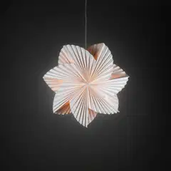 Konstsmide Paperitähti 5948-200, Hyrrä  60Cm Valkoinen, E14 sis. johtosarjan - 2