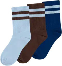 House lasten tennissukat 234H362630 3-pack - Blue/brown - 1