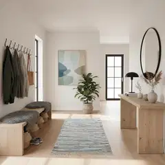 House räsymatto Shadow 80x200 cm, mustavalkoinen - 5