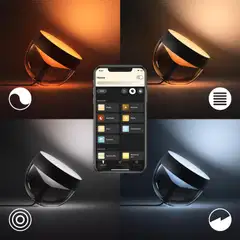 Philips Hue Iris -pöytävalaisin 8W 2000-6500K 570LM musta - 8