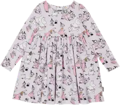 Muumi lasten mekko Helmileikki 591230 - liila - 1