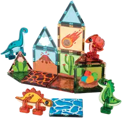 Geomag Magnetic Tiles Dino World - 3