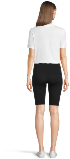 House naisten pitkät trikooshortsit Janice - MUSTA - 3