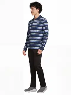 WKLY. miesten raitatrikoopusero 195W252605 - Navy - 4