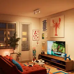 Philips Smart Lighting BOS kohdevalaisin GU10 5W RGB + säädettävä valkoinen 3 kpl kaukosäätimellä - 5