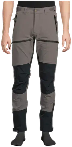 Luode12 miesten retkeily- ja ulkoiluhousut 204L112653 - dark dull gray - 1