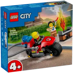 LEGO City Fire 60410 Palokunnan pelastusmoottoripyörä - 1