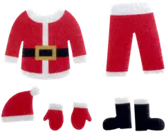 J.K. Primeco huopavaatteet Joulupukki 5kpl - 2