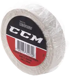 CCM mailateippi valkoinen 20m x 24mm - 2
