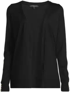 London Fog naisten neuletakki napit 213L262903 - black - 2