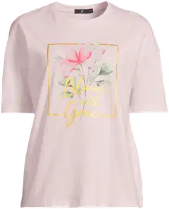 House naisten t-paita print 213H261405 - Pale lilac - 2