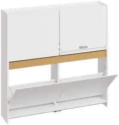 SoBuy kenkäkaappi valkoinen FSR225-E-W - 3