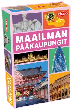 Tactic Korttipeli Maailman pääkaupungit korttikokoinen tietopeli - 1