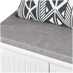 SoBuy kenkäkaappi valkoinen FSR172-W - 5