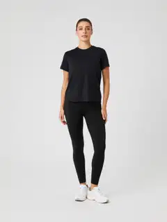 Björn Borg naisten lyhythihainen treenipaita Borg Sports 10004808 - BLACK BEAUTY - 2