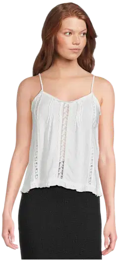 WKLY. naisten toppi pitsisomisteilla 228W160626 - WHITE - 1