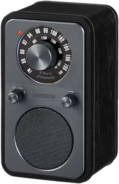 Sangean WR-9 Bluetooth pöytäradio, tumma tammi - 1