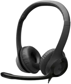 Logitech H390 USB-C headset musta - 1