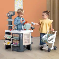 Smoby Smarty Market, leikkikauppa hauskoihin kauppaleikkeihin - 7