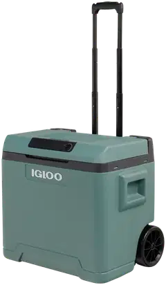 Igloo termosähköinen kylmälaukku pyörillä IE42R ACDC, tilavuus 42l, vihreä - 1