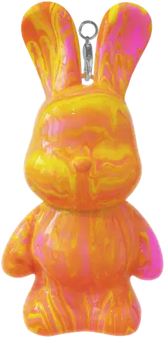 Pour Palz askartelu Bunny mini avaimenperä, erilaisia - 9