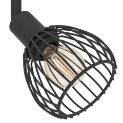 EGLO kattospotti 4-os. Sonnino E14 musta - 3