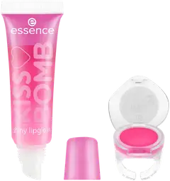 essence KISS BOMB shiny lipgloss & lip balm 01 Strawberry Sweetie 10.8 ml - 2
