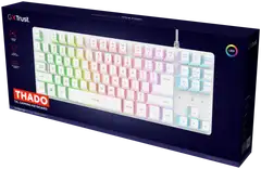 Trust Pelinäppäimistö GXT 833 Thado TKL valkoinen - 3