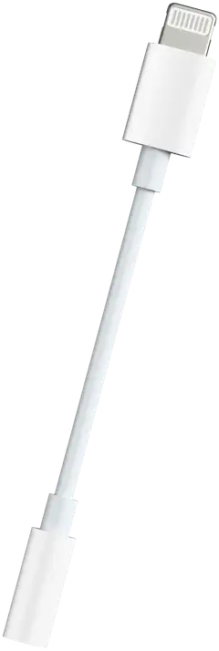 Wave Apple Lightning (MFI) audioadapteri, Valkoinen - 1