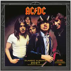 Neliökalenteri AC/DC 2027 30x30cm - 1