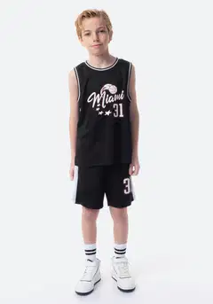 TEX lasten shortsisetti I276353 - BLACK 1 - 1