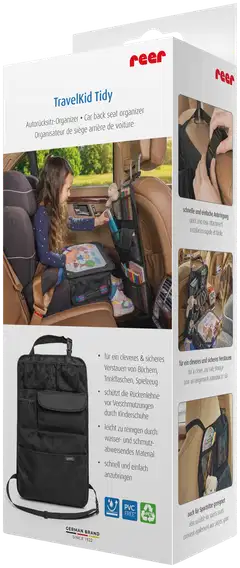 Reer potkusuoja autoon taskuilla musta - 2