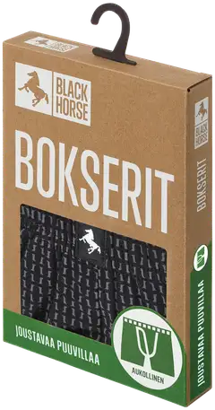 Black Horse miesten Erkki bokserit I159 - BLACK - 4