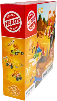 Heros rakennussarja Constructor Pyöräkuormaaja 140 osaa - 9