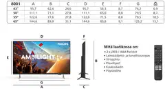 Philips 43" PUS8001 4K LED Ambilight Smart TV - 3