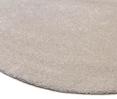 Narma velourmatto Wow pyöreä 133 x 133 cm beige - 2