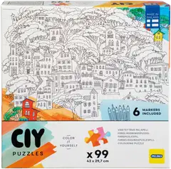 Peliko palapeli Color it Yourself 99 palaa tussit, erilaisia - 6