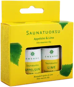 Emendo 2x10ml saunatuoksut appelsiini ja lime - 1