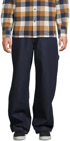 WKLY. miesten carpenter-farkut loose fit 202W312676 - Dk. blue denim - 1