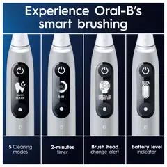 Oral-B iO 6 Grey sähköhammasharja, 2 Vaihtoharjaa, 1 Matkakotelo - 4