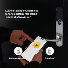 Yale Entrus harjattu teräs älylukko - 10