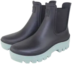 WKLY. naisten sadenilkkurit Eliza - BLACK/GREEN - 1