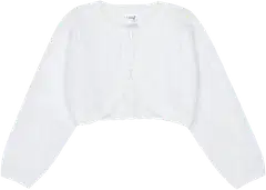 Ciraf lasten pörröinen neulebolero 25TC264022 - white - 1