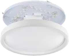 EGLO Plafondi connect.z Montemorelos-z led 17,8W Ø42cm valkoinen, kristalliefekti - 4