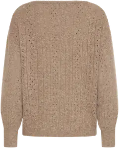 B.young naisten neule Byommi - Walnut Melange - 2