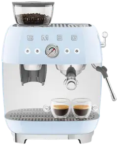Smeg espressokeitin myllyllä vaaleansininen EGF03PBEU - 5