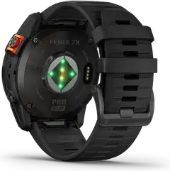 Garmin Fenix 7X Pro Solar urheilukello, musta - 3